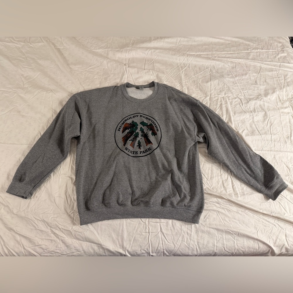 Humboldt Redwoods State Park Sweatshirt – Size XL – Gray